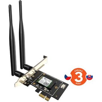 Tenda E33 Wireless AX5400 WiFi 6E USB Adaptér, MU-MIMO, WPA3, PCI Express, 2× 5 dBi anténa, Bluetoot