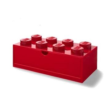 LEGO stolný box 8 so šuplíkom červený (5711938032012)