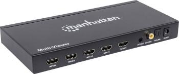 Manhattan 207881 4 porty Prepínač HDMI s diaľkovým ovládaním 1920 x 1080 Pixel