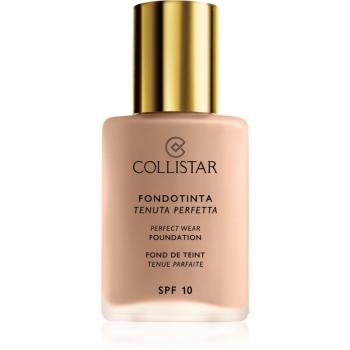 Collistar Perfect Wear Foundation vodeodolný tekutý make-up SPF 10 odtieň 7 Caramel 30 ml