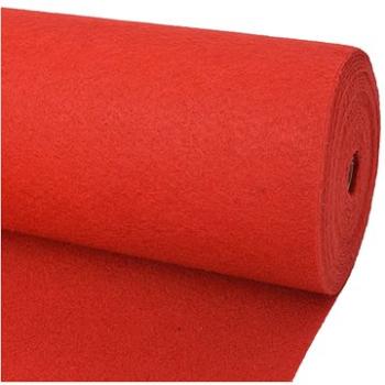 Výstavný koberec hladký, 1 x 12 m, červený (30080)
