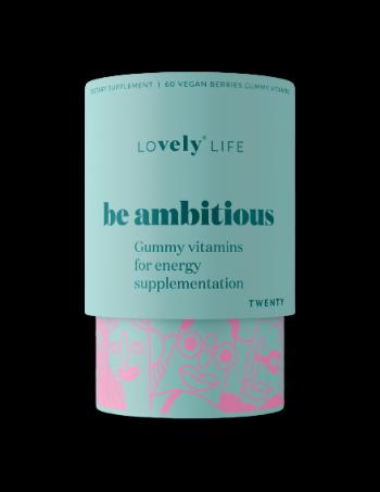 Vely Be ambitious™ Gumené vitamíny pre doplnenie energie 60 ks