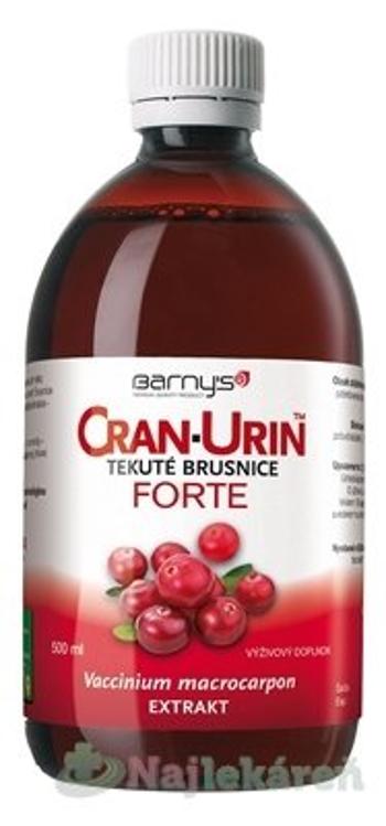Barny´s Cran-Urin Brusnice Forte extrakt z brusníc 500 ml