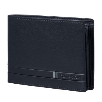 Samsonite Pánská kožená peněženka Flagged SLG 047 - modrá