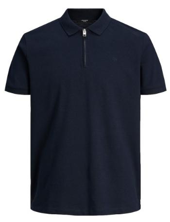 Jack&Jones Pánske polo triko Standard Fit JJEPAULOS 12236235 Navy Blazer XXL