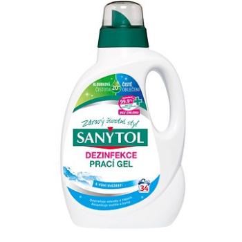 SANYTOL dezinfekčný prací gél s vôňou sviežosti 1,7 l (34 praní) (3045206381321)