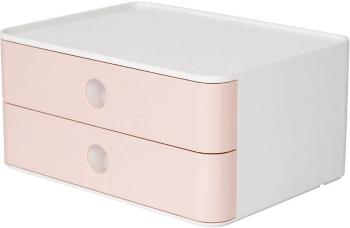 HAN box so zásuvkami SMART-BOX ALLISON 1120-86 ružová, biela Počet zásuviek: 2