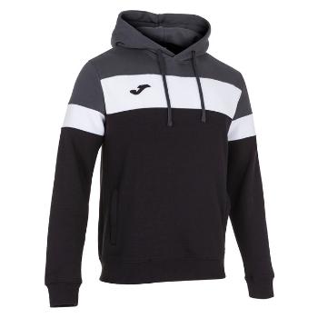 CREW IV HOODIE SWEATSHIRT BLACK-ANTHRACITE čierna-sivá M