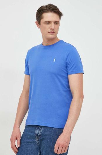 Bavlnené tričko Polo Ralph Lauren jednofarebné