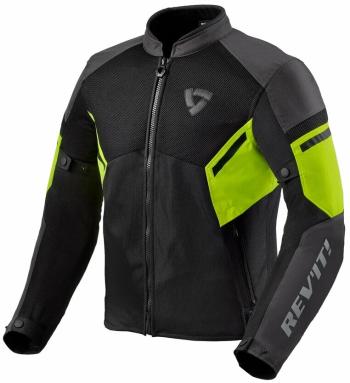 Rev'it! Jacket GT-R Air 3 Black/Neon Yellow S Textilná bunda