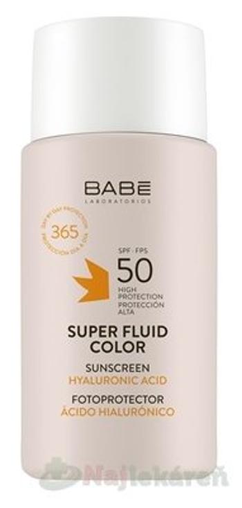 BABÉ SUPER FLUID COLOR SPF50 tónovaný fluid 50ml