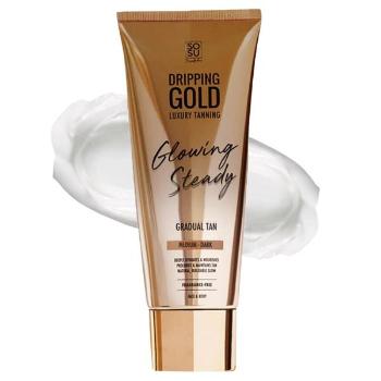 Dripping Gold Samoopaľovací krém Medium/Dark Dripping Gold Glowing Steady (Gradual Tan) 200 ml