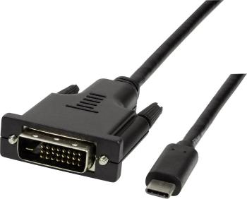 LogiLink USB-C™ / DVI káblový adaptér #####USB-C™ Stecker, #####DVI-D 24+1pol. Stecker 3.00 m čierna UA0332  #####USB-C™