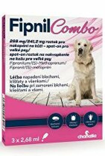 Fipnil Combo 268/241,2mg L Dog Spot-on 3x2,68ml VÝPREDAJ