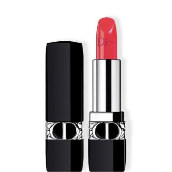 Dior Dlhotrvajúci plniteľný rúž Rouge Dior Satin 3,5 g 028 Actrice