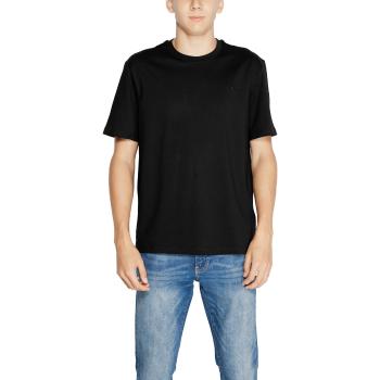 Antony Morato  RELAXED HEAVY JERSEY COTTON MMKS02446-FA100239  Polokošele s dlhým rukávom Čierna