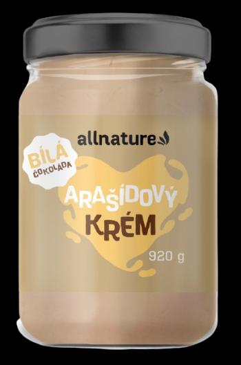 ALLNATURE Arašidový krém s bielou čokoládou 920 g