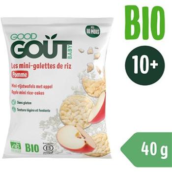 Good Gout BIO Mini ryžové koláčiky s jablkami (40 g) (3770002327340)