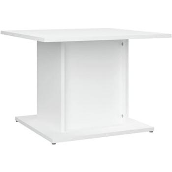 SHUMEE Konferenčný stolík biely 55,5 × 55,5 × 40 cm drevotrieska, 810316
