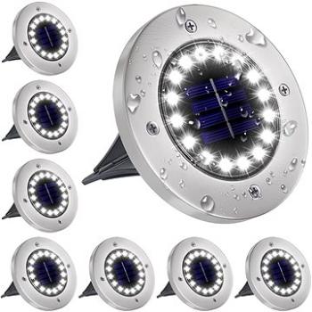 LEDsolar 16Z, vonkajšie svetlo na zapichnutie do zeme, 8 ks, 16 LED, bezdrôtové, iPRO, 1 W, studená (8595654703589)
