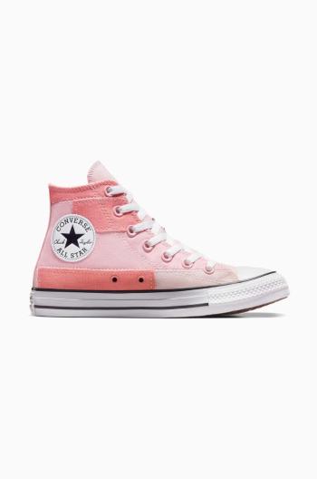 Tenisky Converse Chuck Taylor All Star Patchwork dámske, ružová farba, A06024C