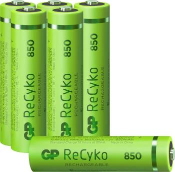 GP Batteries ReCyko+ HR03 4+2 gratis mikrotužkový akumulátor typu AAA  Ni-MH 850 mAh 1.2 V 6 ks