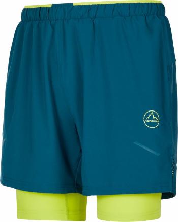 La Sportiva Trail Bite Short M Storm Blue/Lime Punch M