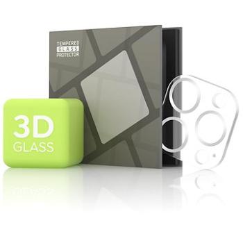 Tempered Glass Protector pre kameru iPhone 13 Pro Max/13 Pro – 3D Glass, strieborné (Case friendly) (TGR-AIP13PM-SL)