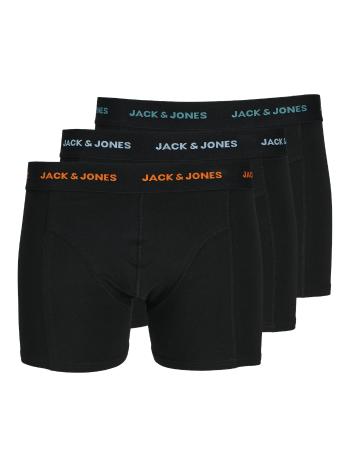 Jack&Jones 3 PACK - pánske boxerky JACMARVIN 12263876 Black M