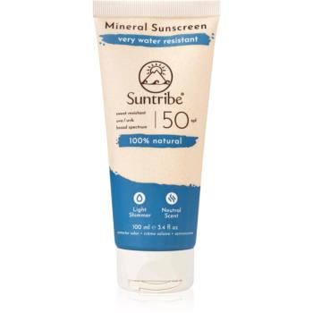 Suntribe Mineral Sunscreen minerálny ochranný krém na tvár a telo SPF 50 100 ml