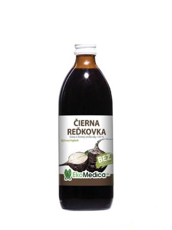 Šťava z čiernej reďkovky 100% EKOMEDICA 500 ml