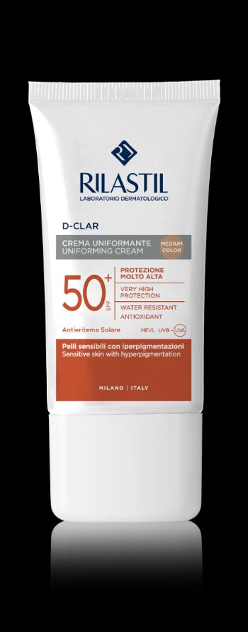 Rilastil D-Clar tónujúci ochranný krém s vysokými UV filtrami Medium Color SPF 50+