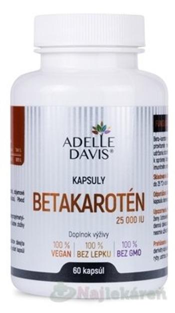 Adelle Davis BETAKAROTÉN 25000 IU 60 kapsúl