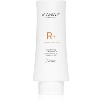 ICONIQUE Professional R+ Keratin repair Nourishing conditioner keratínový obnovujúci kondicionér pre suché a poškodené vlasy 200 ml