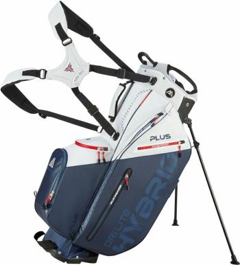 Big Max Dri Lite Hybrid Plus White/Navy/Red Stand Bag