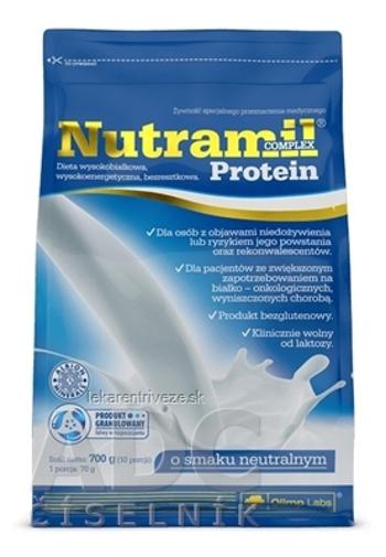 NUTRAMIL COMPLEX Protein Neutral bielkovinová výživa, granulát, (10 porcií) 1x700 g