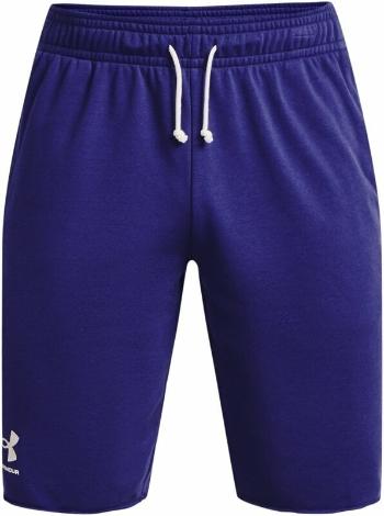 Under Armour Men's UA Rival Terry Shorts Sonar Blue/Onyx White S