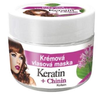 BIONE COSMETICS Bio Chinín a Keratín Krémová maska na vlasy 260 ml (8595061612870)