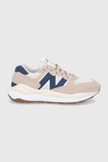 Topánky New Balance M5740cbb béžová farba