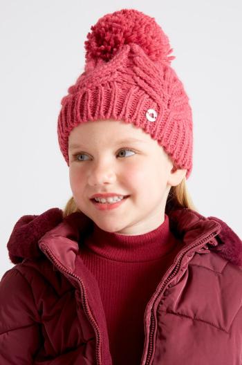 Detská čiapka Mayoral ružová farba biela,