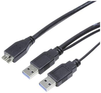 LogiLink #####USB-Kabel #####USB 3.2 Gen1 (USB 3.0 / USB 3.1 Gen1) #####USB-A Stecker, #####USB-A Stecker, #####USB-Micr