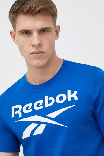 Bavlnené tričko Reebok s potlačou