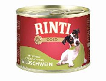 Rinti Dog Gold konzerva z diviaka 185g + Množstevná zľava