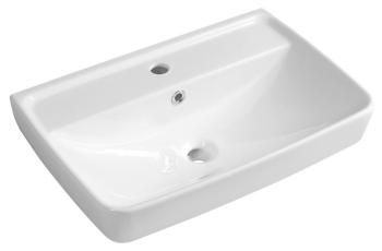 AQUALINE - DURU keramické umývadlo 60x40 cm, biela TU0351