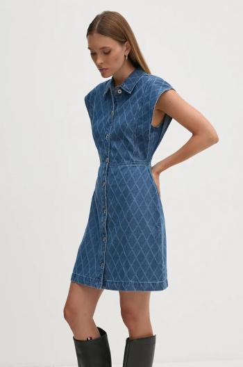 Rifľové šaty Pepe Jeans CHEY mini, priliehavá, PL953554