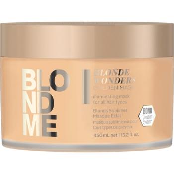 Schwarzkopf Professional Maska so zlatými pigmentmi pre blond vlasy Blondme Blonde Wonders ( Gold en Mask) 450 ml