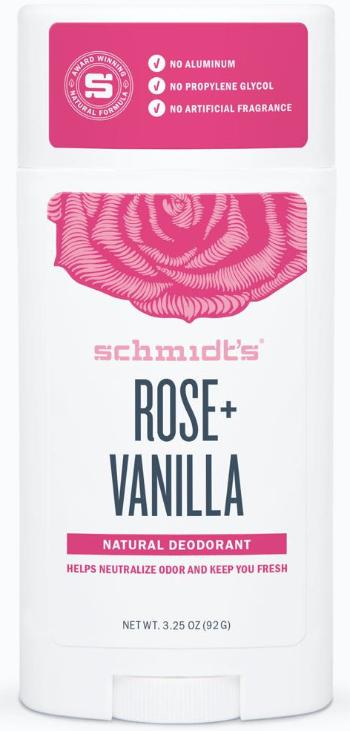 Schmidt's Naturals Schmidt's Natural deo stick Ruža+Vanilka 75 g
