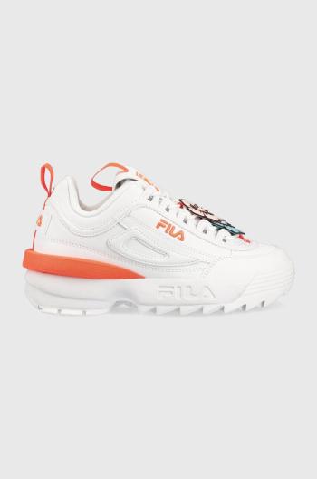 Tenisky Fila DISRUPTOR FLOWER biela farba