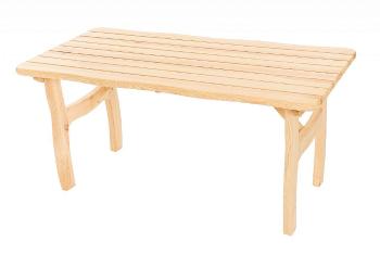 DEOKORK Masívny záhradný stôl z borovice VIKING (40 mm) - rôzne dĺžky 200 cm