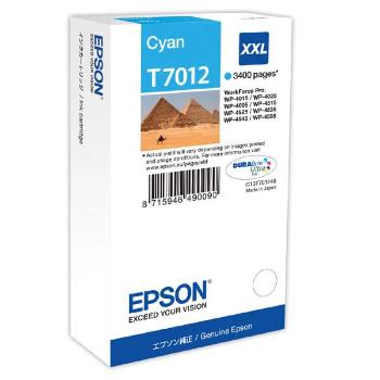 EPSON T7012 (C13T70124010) - originálna cartridge, azúrová, 34,2ml